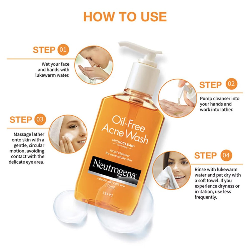 Neutrogena Oil Free Acne Wash (175ml)