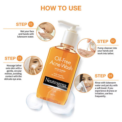 Neutrogena Oil Free Acne Wash (175ml)