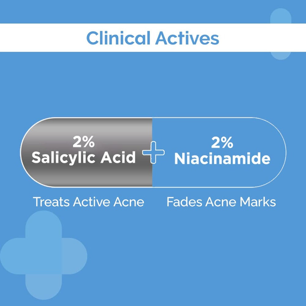 The Derma Co Sali-Cinamide Anti-Acne Face Wash with 2% Salicylic Acid & 2% Niacinamide (80ml)
