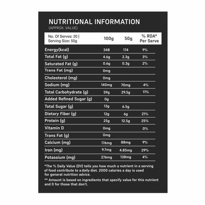 Dr. Morepen Protein Oats Chocolate Flavour- 1 kg