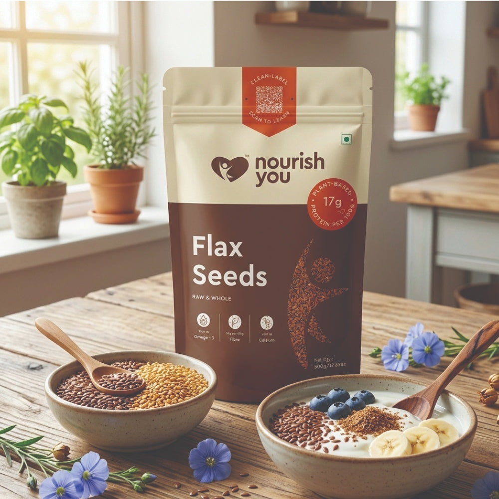 Nourish You Raw Flax Seeds (500 gms)