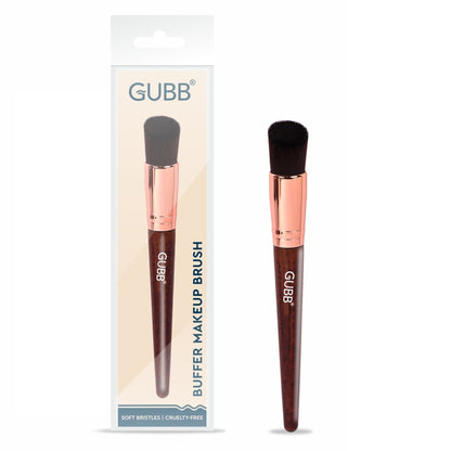 GUBB Buffer Foundation Brush For Face Makeup - Stippling Brush - Wooden Makeup Brush Single