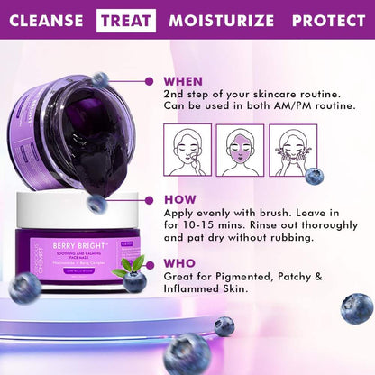 Conscious Chemist Pore Refining Face Mask With Niacinamide & Berry Complex (50 gms)