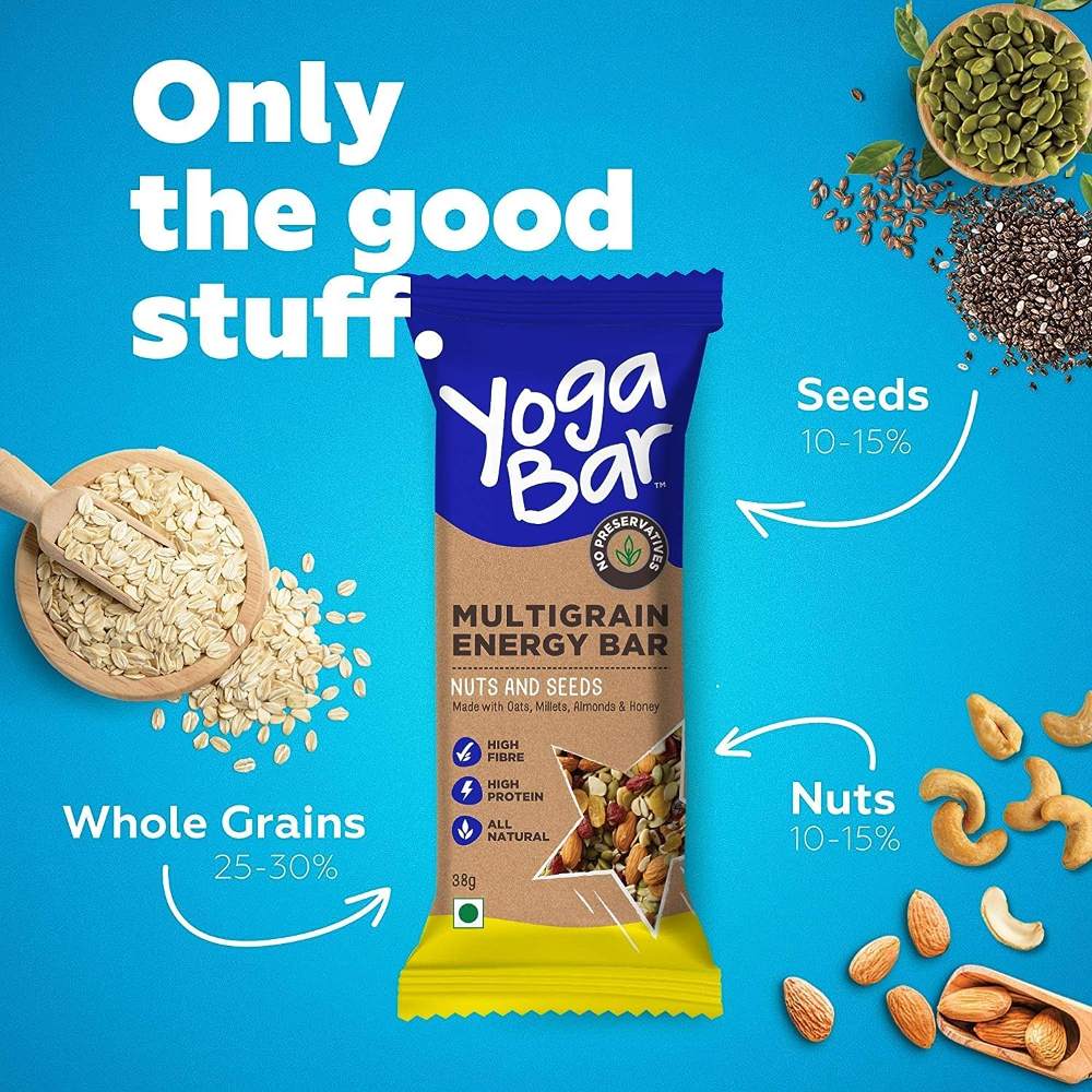 Yoga Bar Energy Bars (Pack Of 10)