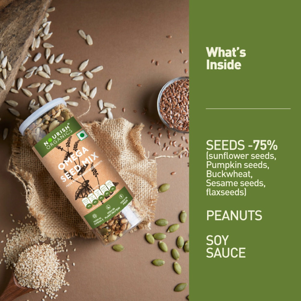 Nourish Organics Omega Seed Mix - 150 gms