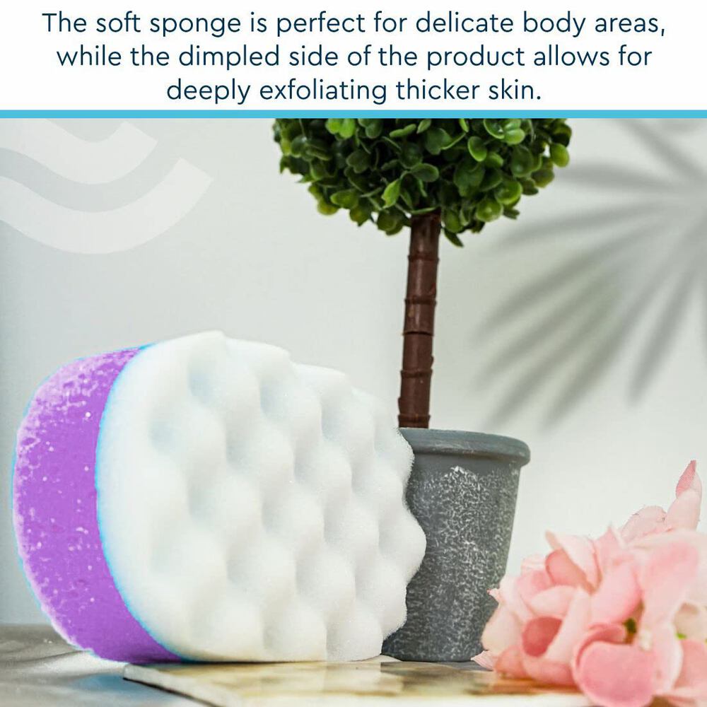 GUBB Adult & Baby Bath Loofah Sponge for Men & Women (Blue)