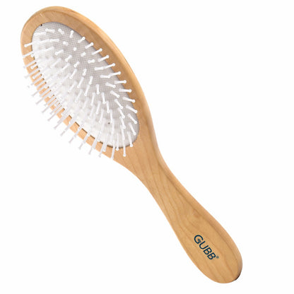 GUBB Wooden Hues Oval Hair Brush for Men & Women - Suitable For All Hair Types