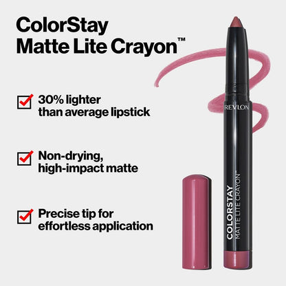 Revlon ColorStay Matte Lite Crayon Lipstick-Take Flight