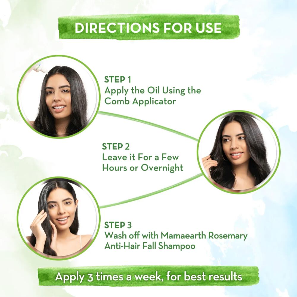 Mamaearth Rosemary Hair Growth Oil With Rosemary & Methi Dana For Promoting Hair Growth (150ml)