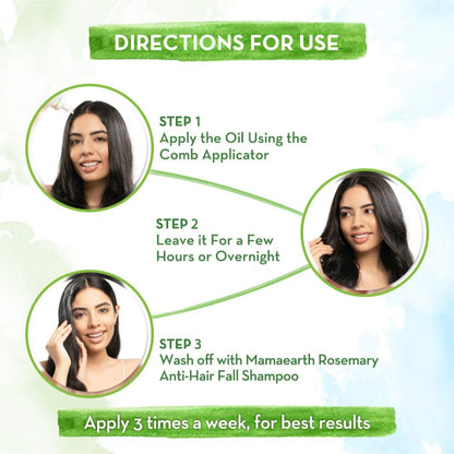 Mamaearth Rosemary Hair Growth Oil With Rosemary & Methi Dana For Promoting Hair Growth (150ml)