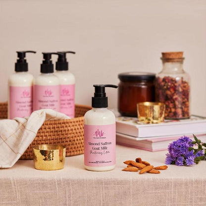The Herb Boutique Almond Saffron Goatmilk Moisturizing Lotion (200ml)