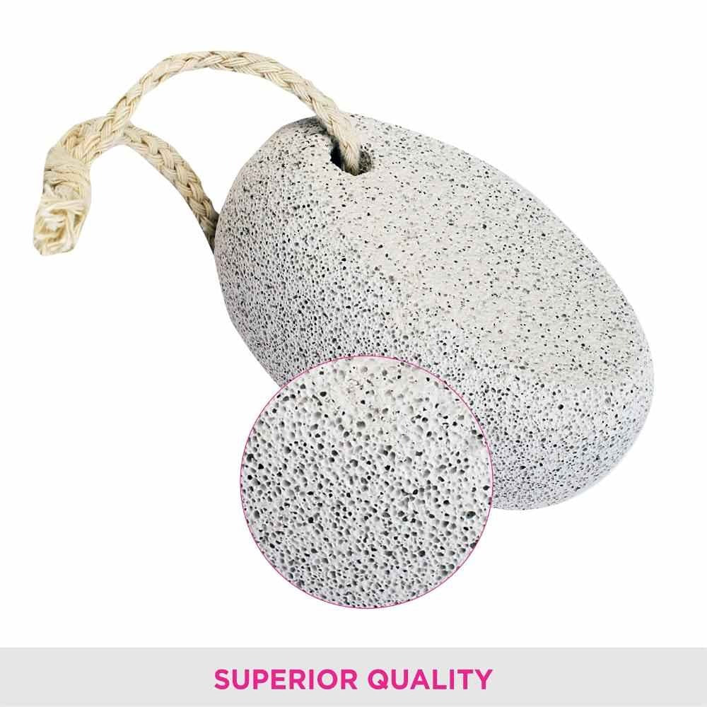 Vega Oval Shaped Pumice Stone, White (PD-16)