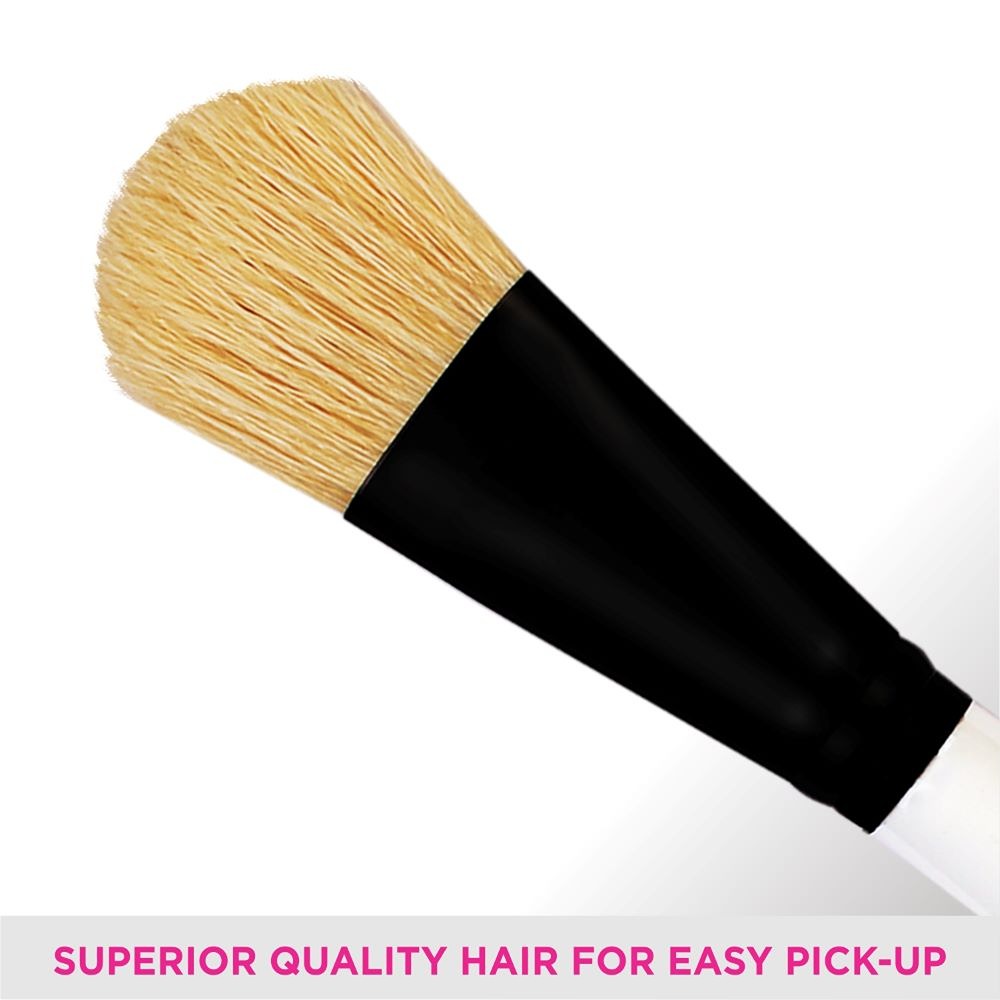 Vega Bristle Face Pack Brush White, 1 Piece