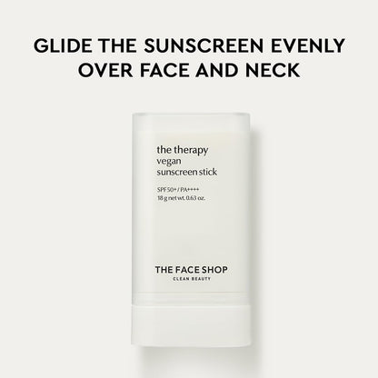 The Face Shop Therapy Vegan Sunscreen Stick SPF50+ (18 gms)