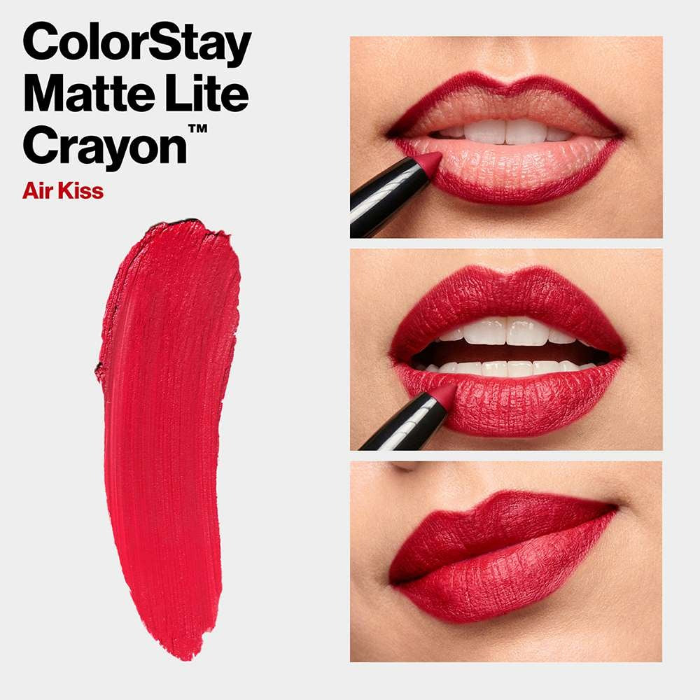Revlon ColorStay Matte Lite Crayon Lipstick-Air Kiss