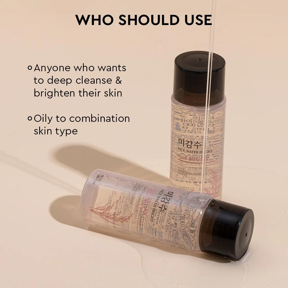 The Face Shop Rice Water Bright Light Cleansing Oil (55ml)