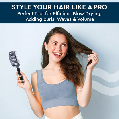 GUBB Elite Range Vented Hair Brush For Quick Blow Drying/Detangling
