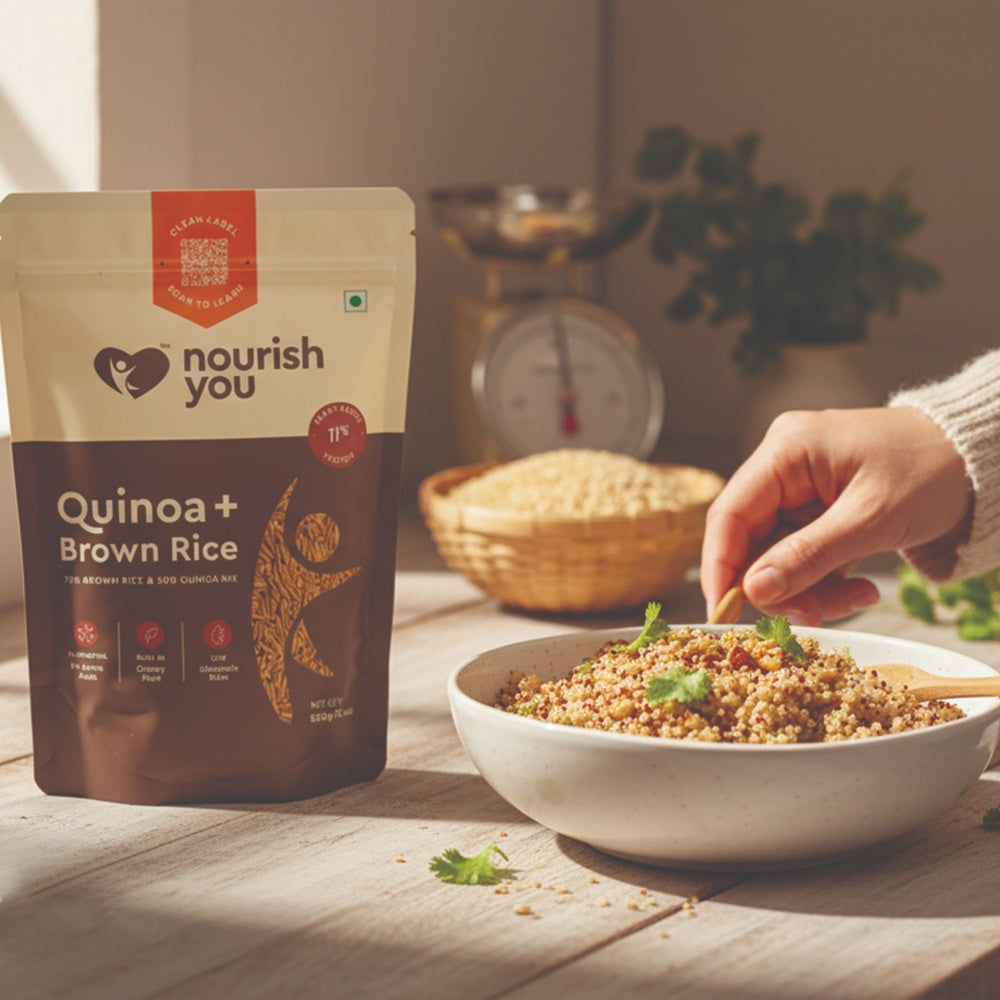 Nourish You Quinoa and Brown Rice Mix (500 gms)