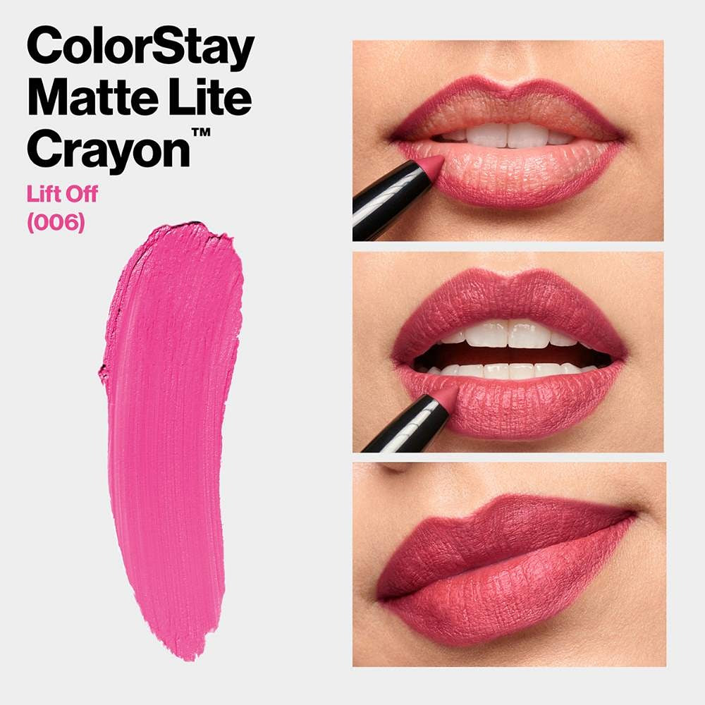 Revlon ColorStay Matte Lite Crayon Lipstick-Lift Off