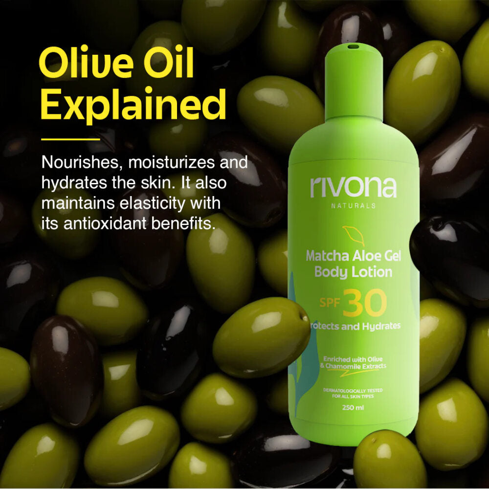 RIVONA NATURALS Matcha Aleo Gel Body Lotion (250ml)