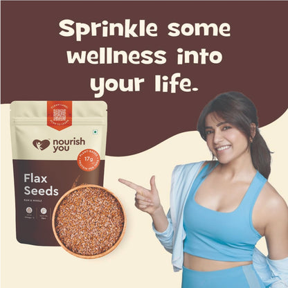 Nourish You Raw Flax Seeds (500 gms)
