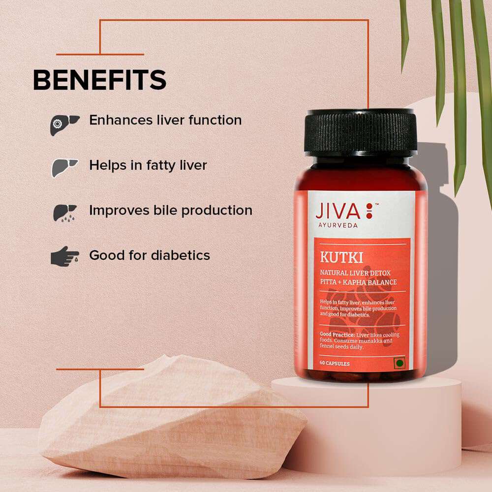 Jiva Kutki Capsules Helpful In diabeties & Good for Digestion (60 Capsules)