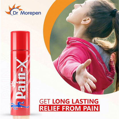 Dr. Morepen Pain Relief Combo - Pain-X Spray (50 gms) & Pain-X Gel (30 gms)