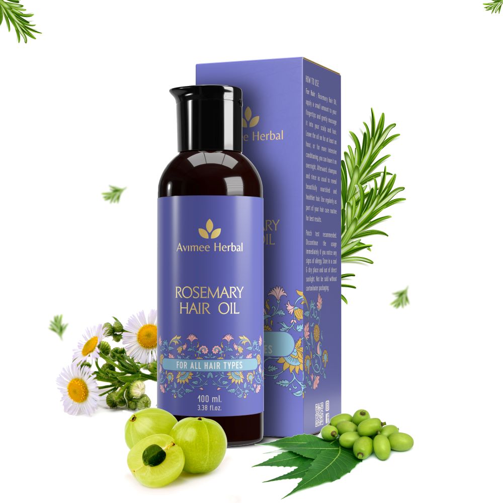 Avimee Herbal Rosemary Hair Oil for Hair Growth (100ml)