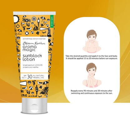 Aroma Magic Sunblock Lotion SPF 30 PA++ UVA/UVB (100ml)