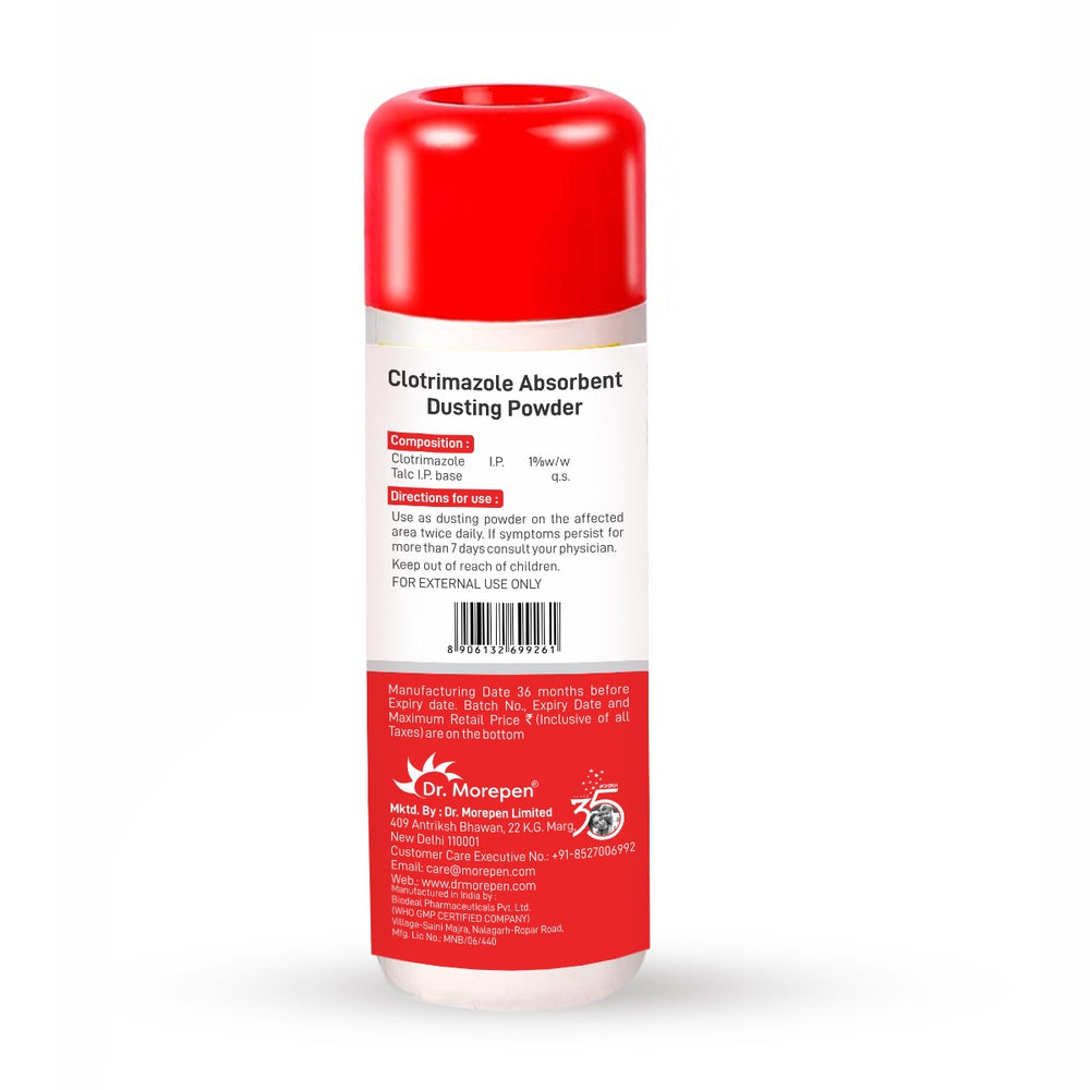 Dr. Morepen Itch Beat Antifungal Dusting Powder (100 gms) - Pack Of 2