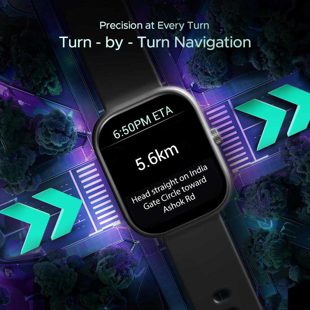 boAt Wave Sigma 3 w/Turn-by-Turn Navigation, 2.01" HD Display, Bluetooth Calling, Crest+ OS, QR Tray, Watch Face Studio, Coins, Emergency SOS Smart Watch for Men & Women (Active Black)