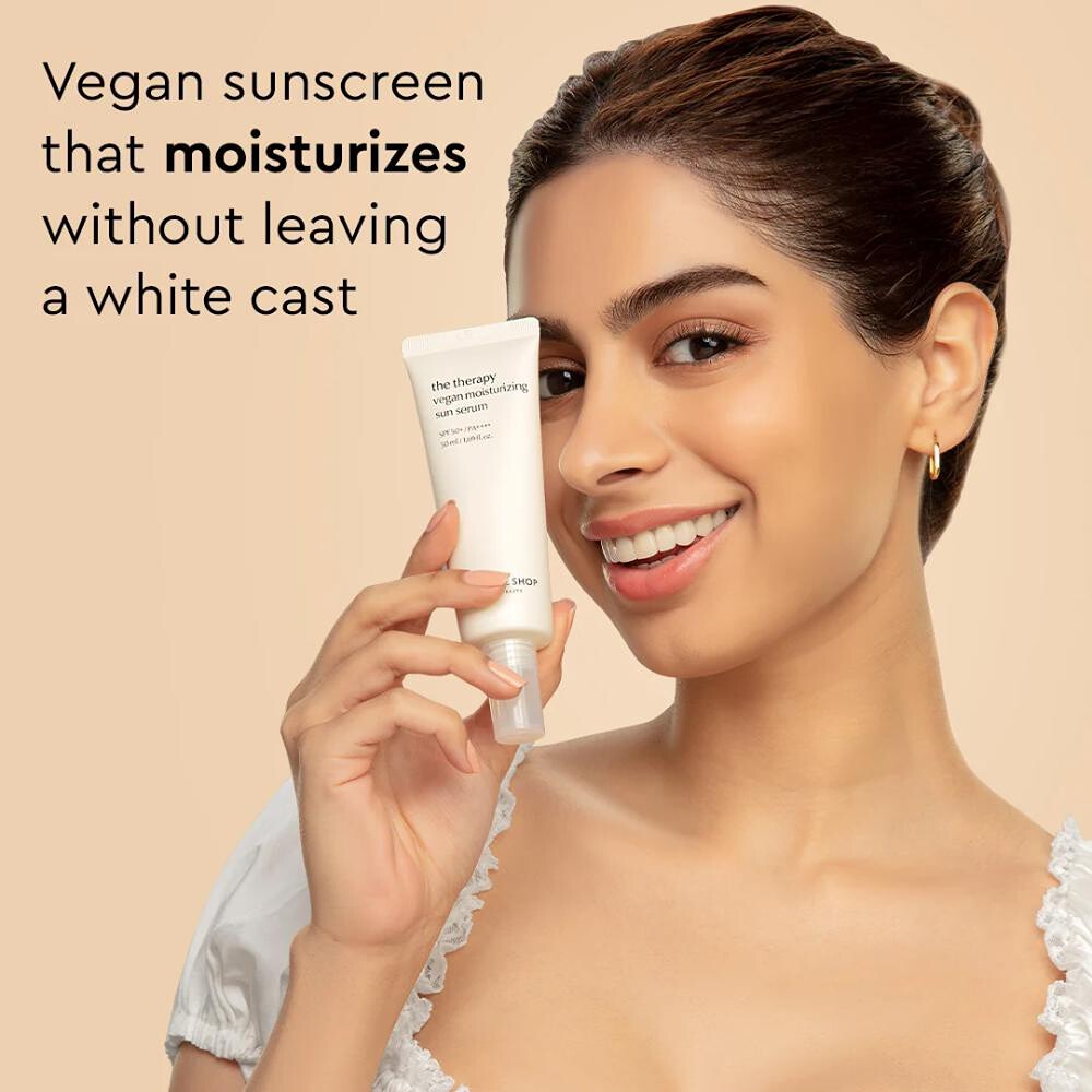 The Face Shop Therapy Vegan Moisturizing Sun Serum (50ml)