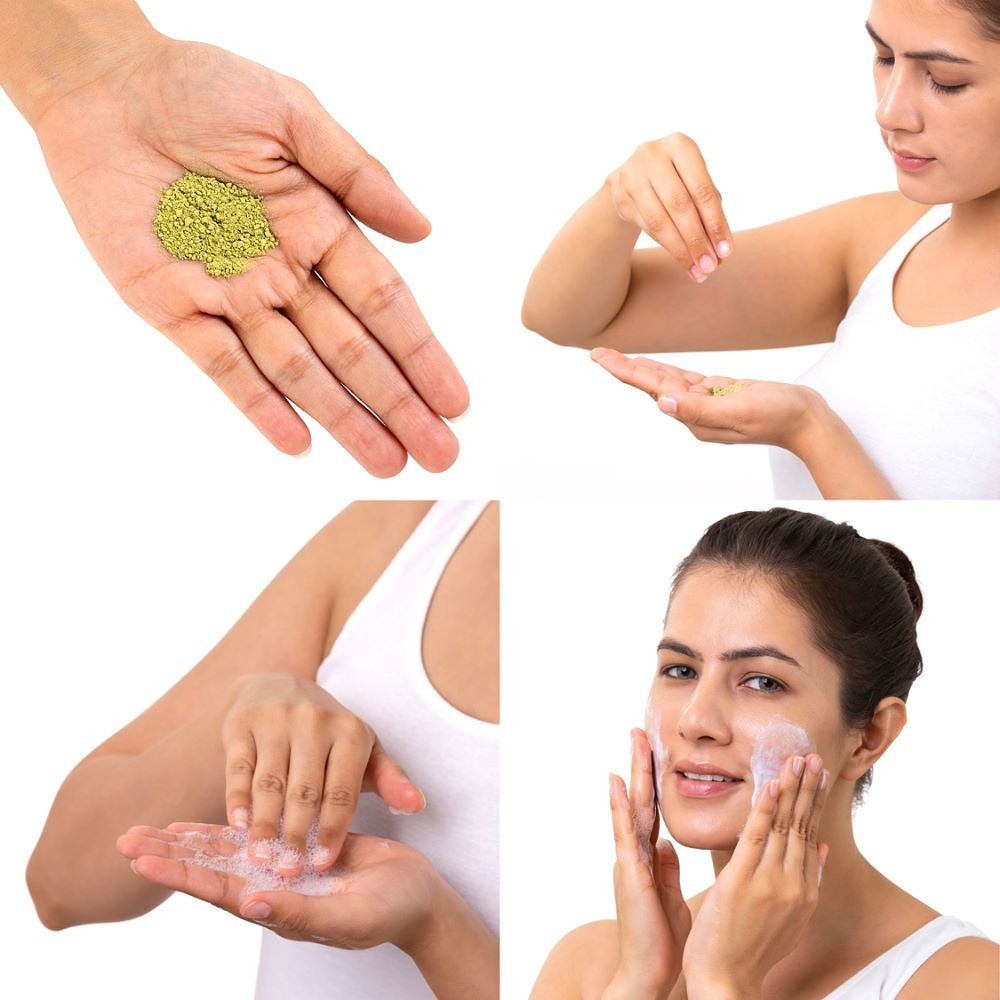 Brillare Neem Powder Face Wash For Clear, Purified, Acne Prone Skin (15 gms)