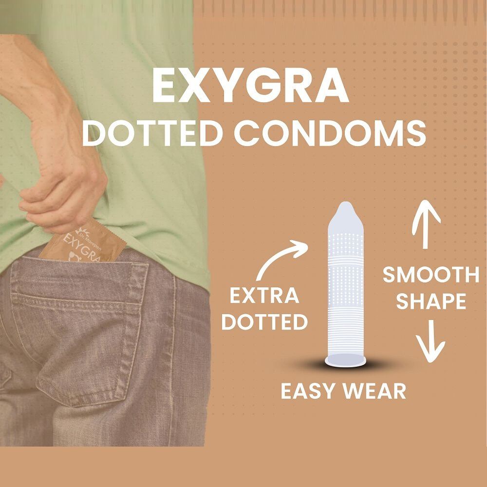 Dr. Morepen Exygra Chocolate flavoured Condoms - 10 Units