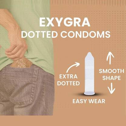 Dr. Morepen Exygra Chocolate flavoured Condoms - 10 Units