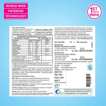Dr. Morepen Intebact Gyn (10 Veg Capsules)