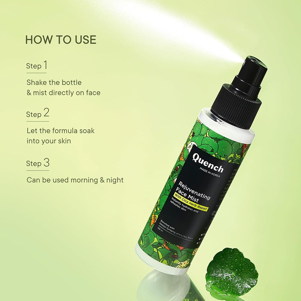 Quench Botanics Rejuvenating Face Mist with Cica Herb (100ml)