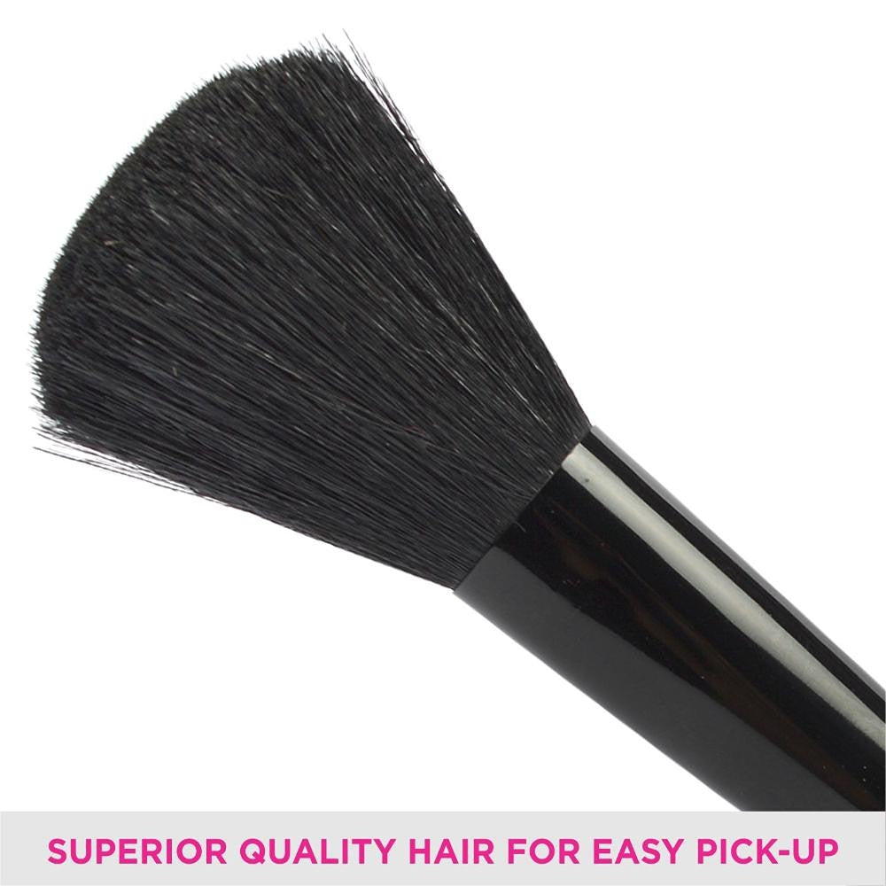 Vega Blush Brush With Wooden Handle And Natural Animal/Synthetic Hair (Ev-19)