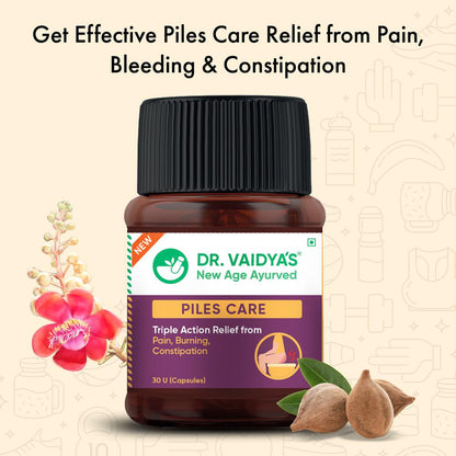 Dr. Vaidya's Piles Care-30 Capsules (Pack of 1)