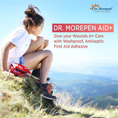 Dr. Morepen AID Adhesive Band Aid Waterproof for Kids & Adults (150 pcs)