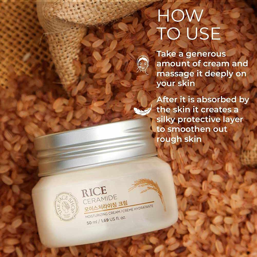 The Face Shop Rice & Ceramide Moisturizing Cream (50ml)
