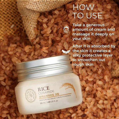 The Face Shop Rice & Ceramide Moisturizing Cream (50ml)