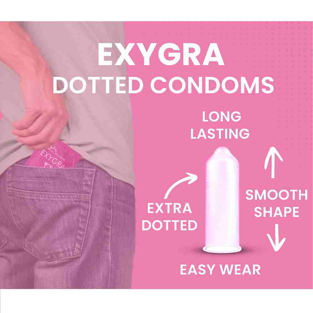 Exygra Longlast Dotted Condom (10 pcs)