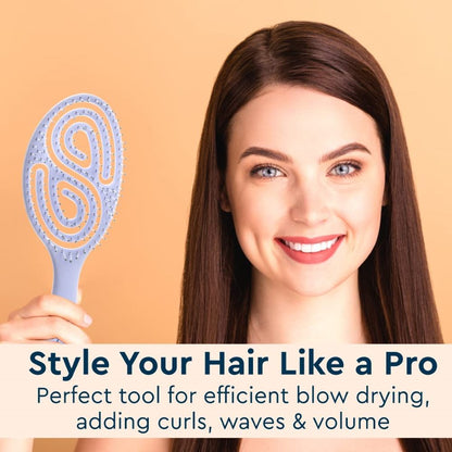 GUBB French Hues Oval Vent Hair Brush For Styling For All Hair Types