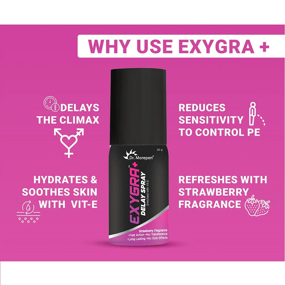 DR. MOREPEN Exygra Spray, Stamina Booster Spray for Men (20 gms) and Natural & Pure Shilajit Resin, Ayurvedic Energy Booster & Stamina Enhancer (15 gms)