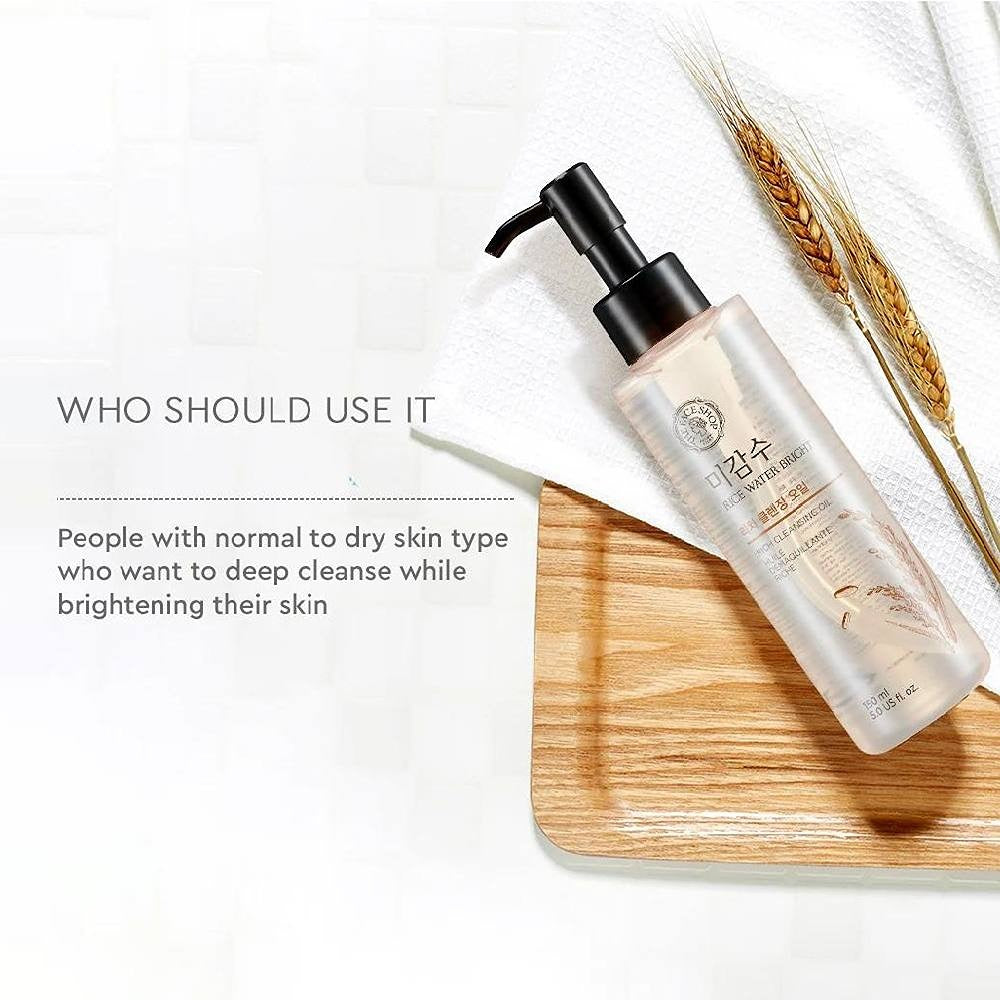 The Face Shop Rice Water Bright Rich Cleansing Oil (150ml)