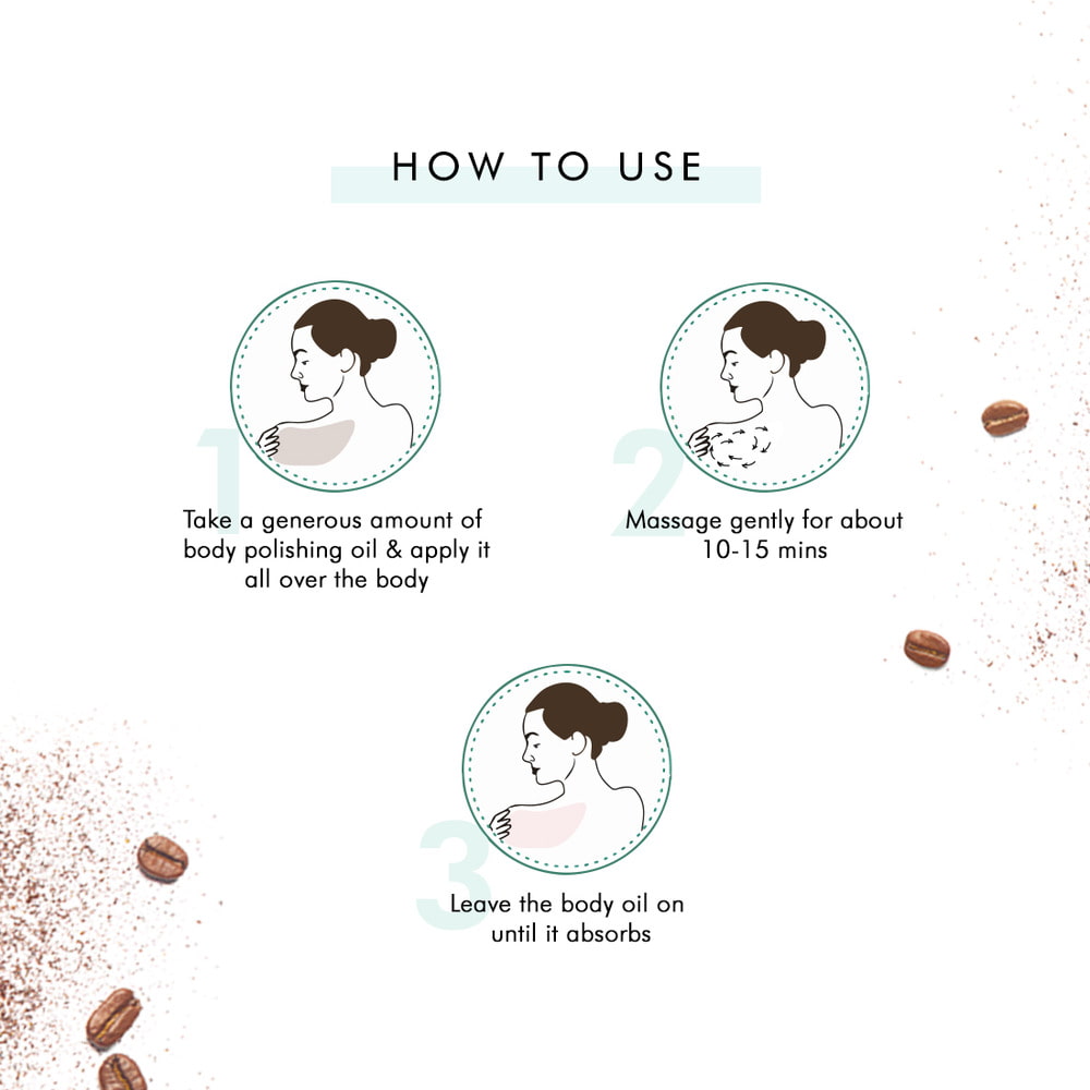 Mcaffeine Naked & Raw Coffee Body Polishing Oil (100 ml)