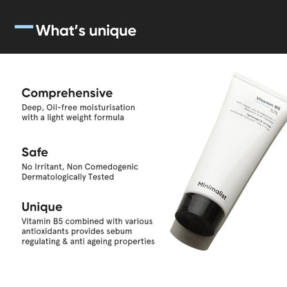 Minimalist Vitamin B5 10% Face Moisturizer (50 gms)