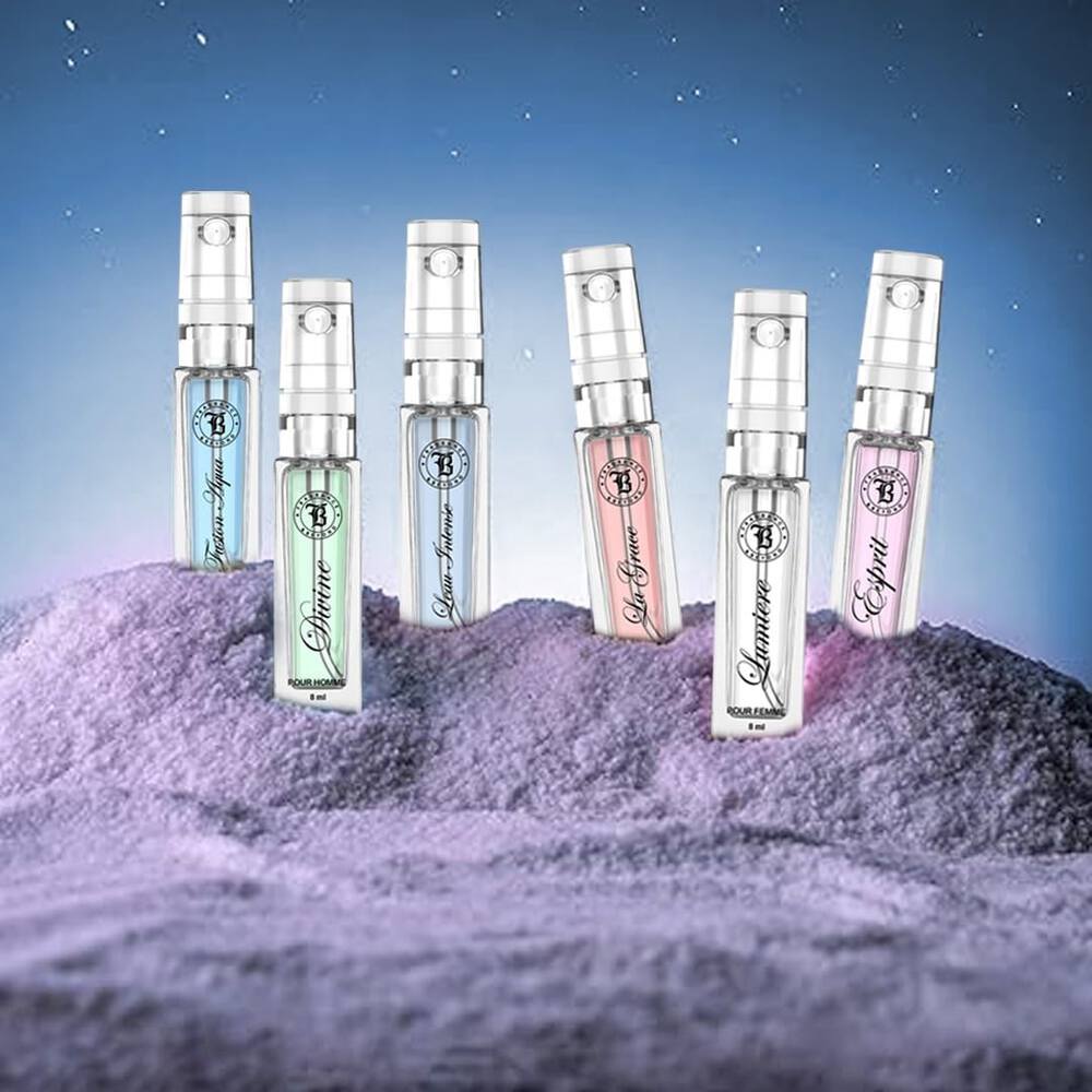 Fragrance & Beyond EDP Collection Premium Eau de Parfum for Men & Women (6x8ml)