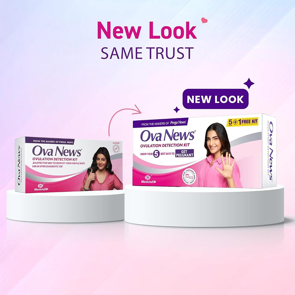 Ova News Ovulation Detection Kit for Women Planning Pregnancy (5 Strips)